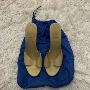 Gucci Women's Tan Mules